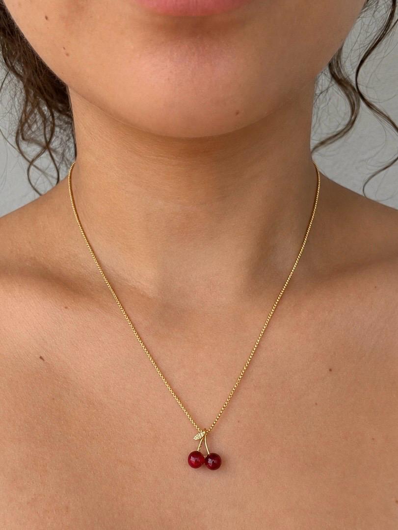 Cadena Cherry Roja