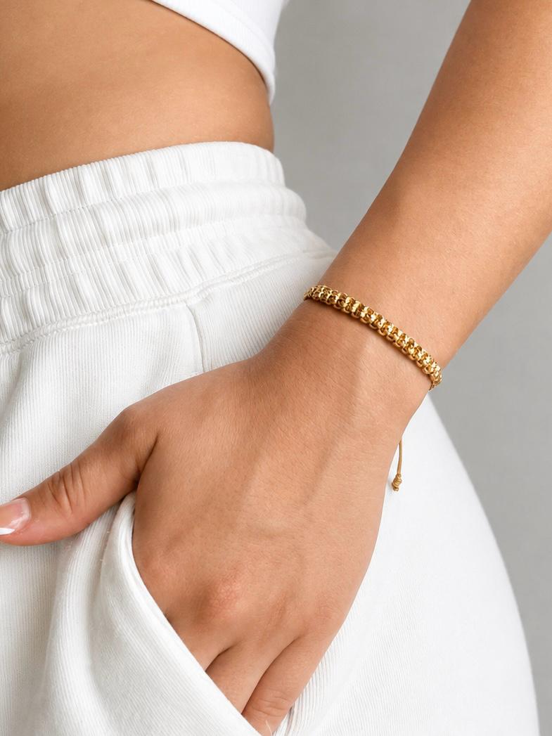 Pulsera Tejida en Barriles # 4 Dama