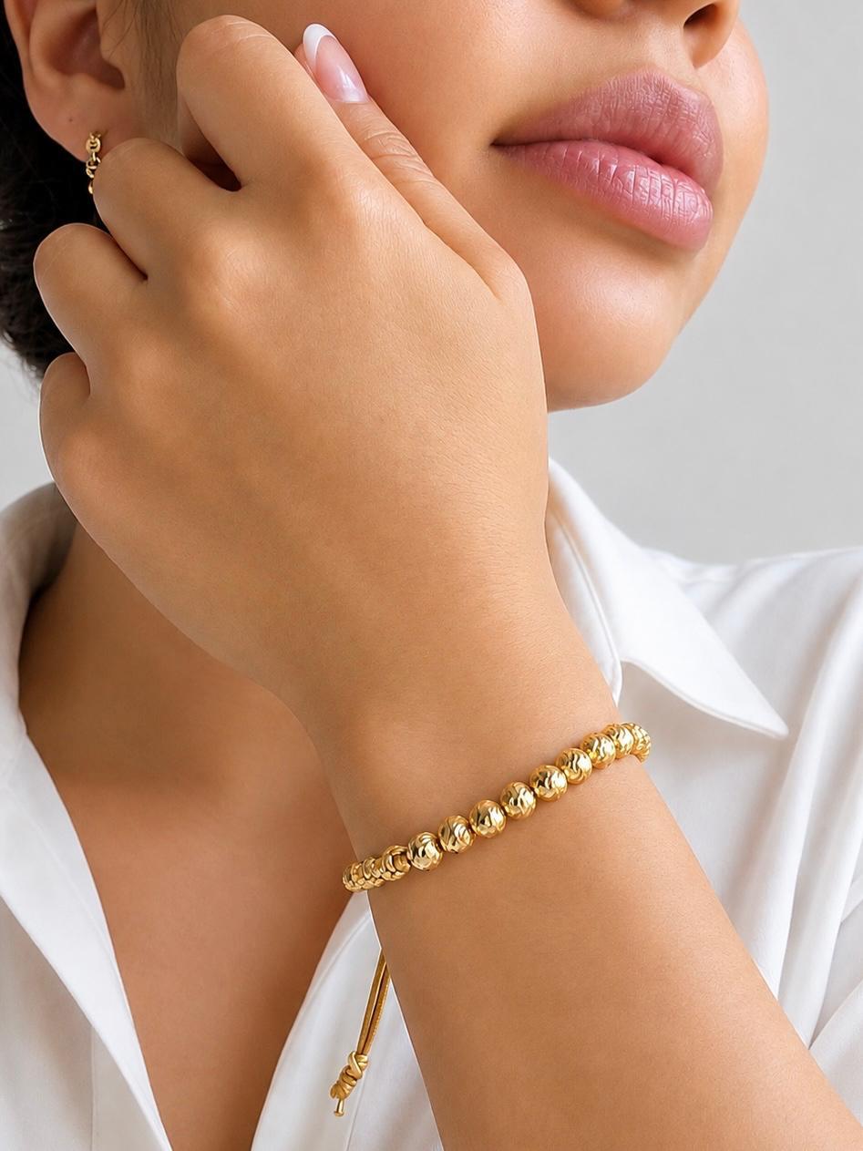 Pulsera Tejida en Balin #6 Diamantado Dama