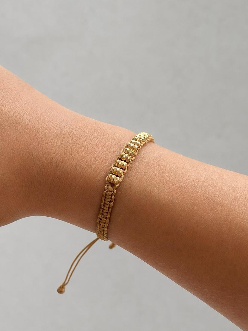 Pulsera Tejida en Barriles # 4 Dama