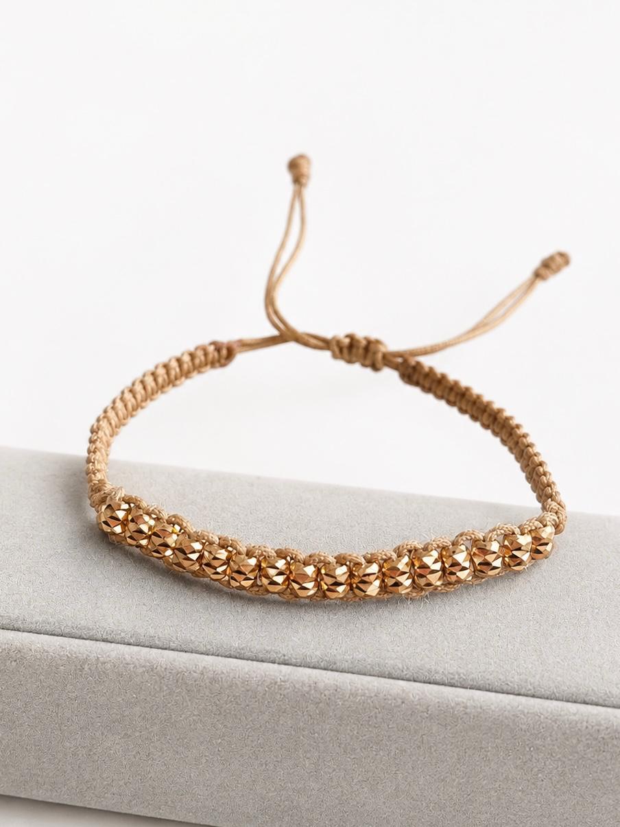 Pulsera Tejida en Barriles # 4 Dama