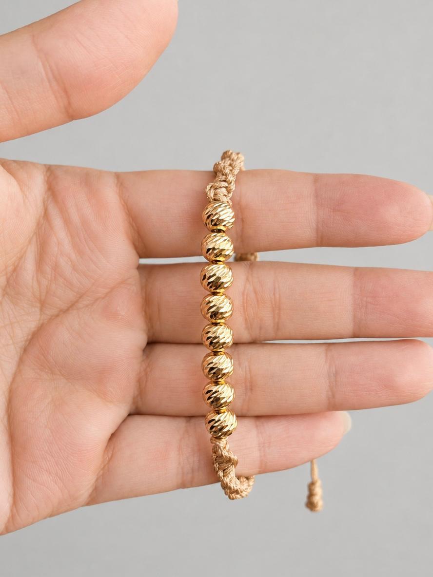 Pulsera Tejida en Balin #6 Diamantado Dama