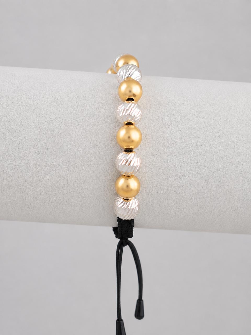 Pulsera Tejida en Balines #8 Hombre
