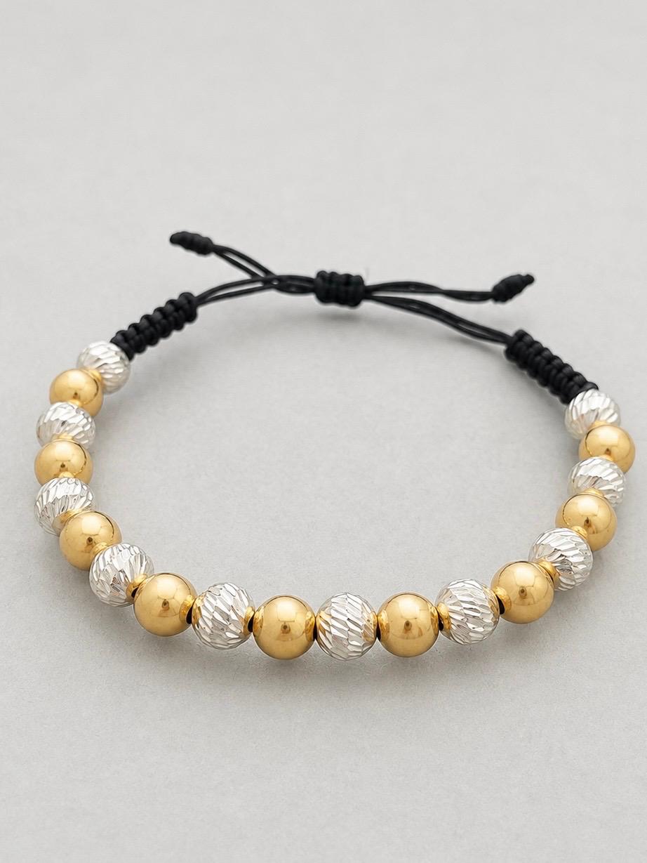 Pulsera Tejida en Balines #8 Hombre
