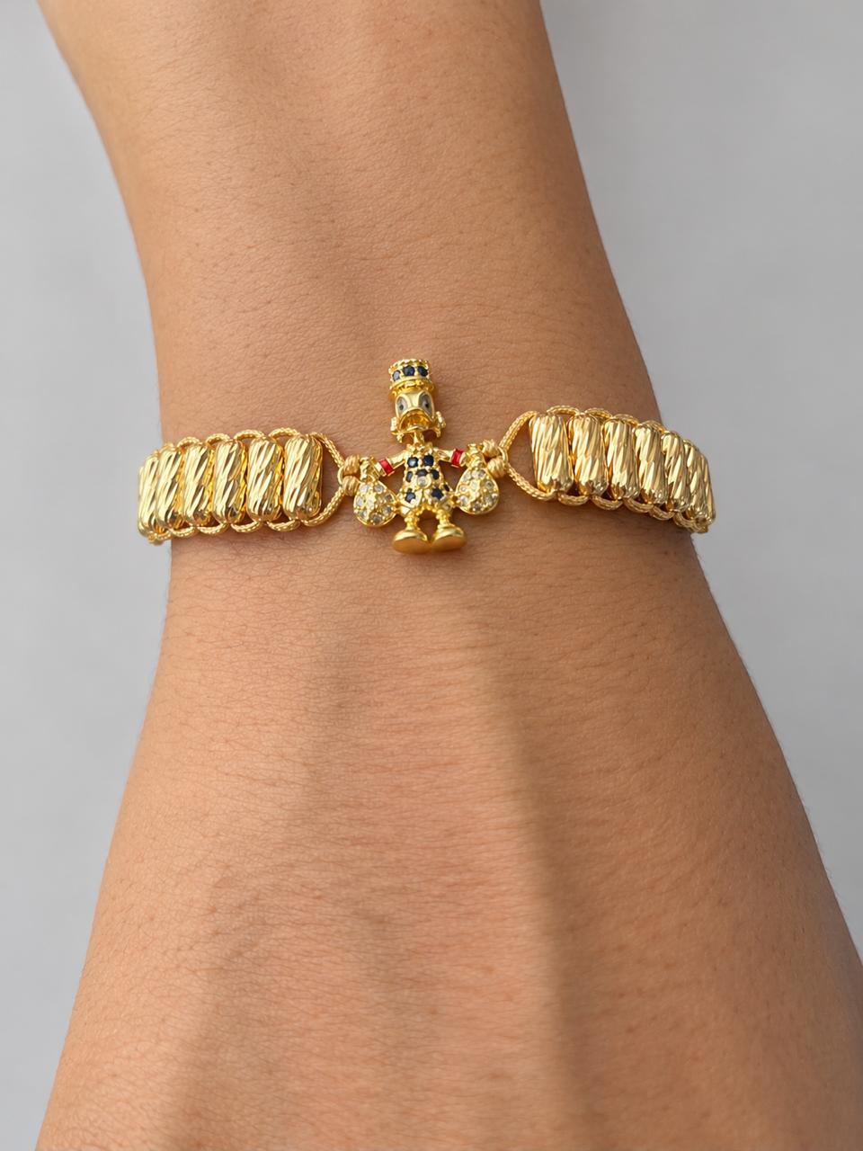 Pulsera Tejida Tio Rico en Barriles #8 Hombre