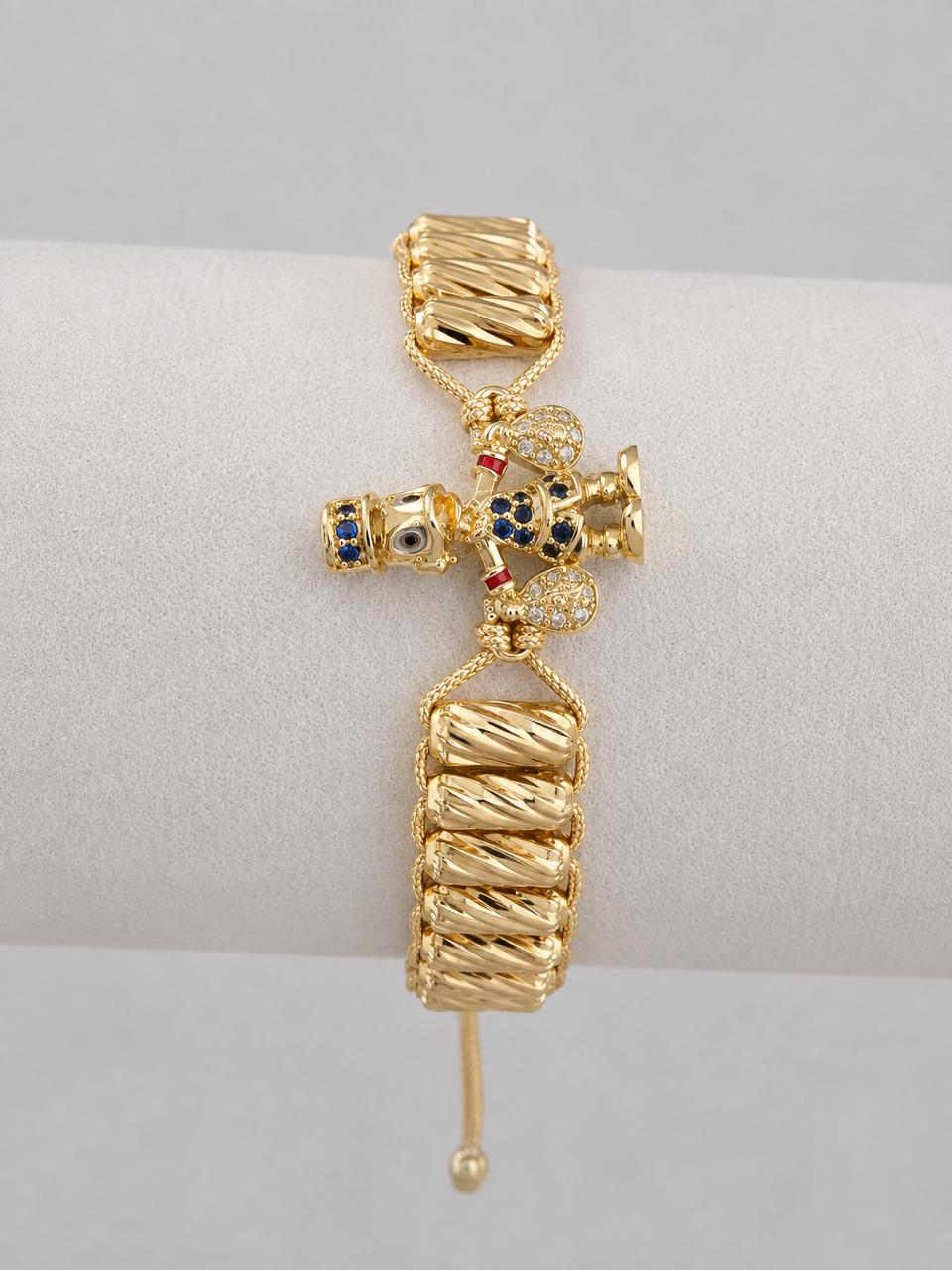 Pulsera Tejida Tio Rico en Barriles #8 Hombre